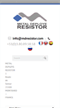 Mobile Screenshot of mdresistor.com