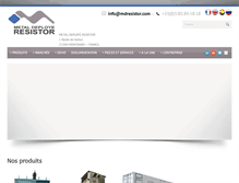 Tablet Screenshot of mdresistor.com